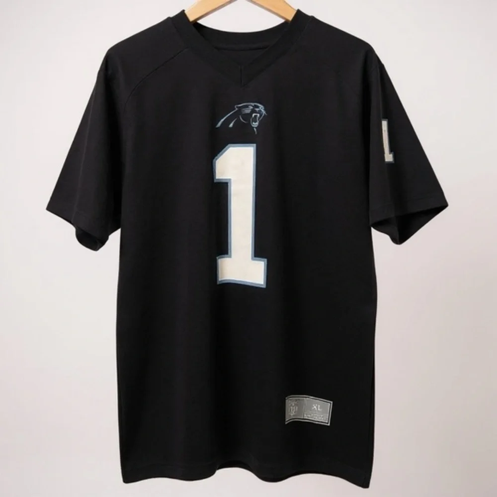 NFL Apparel Cam Newton Carolina Panthers 1 Jersey Boy's Size XL 18/20